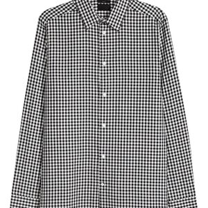 H&M Black & White Gingham Button Down Shirt